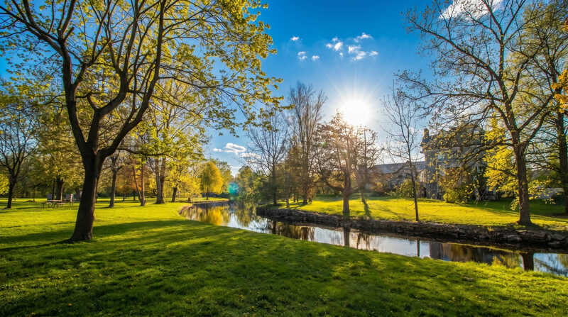 Stewart Park on the Tay River