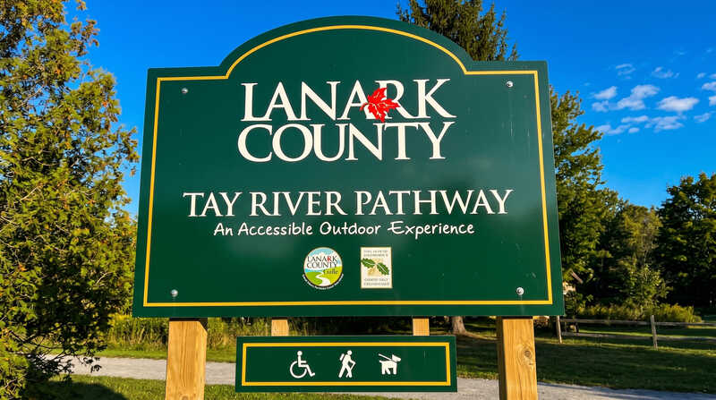 Tay River trail Perth Ontario